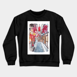 Shinjuku Alley, Tokyo Japan Crewneck Sweatshirt